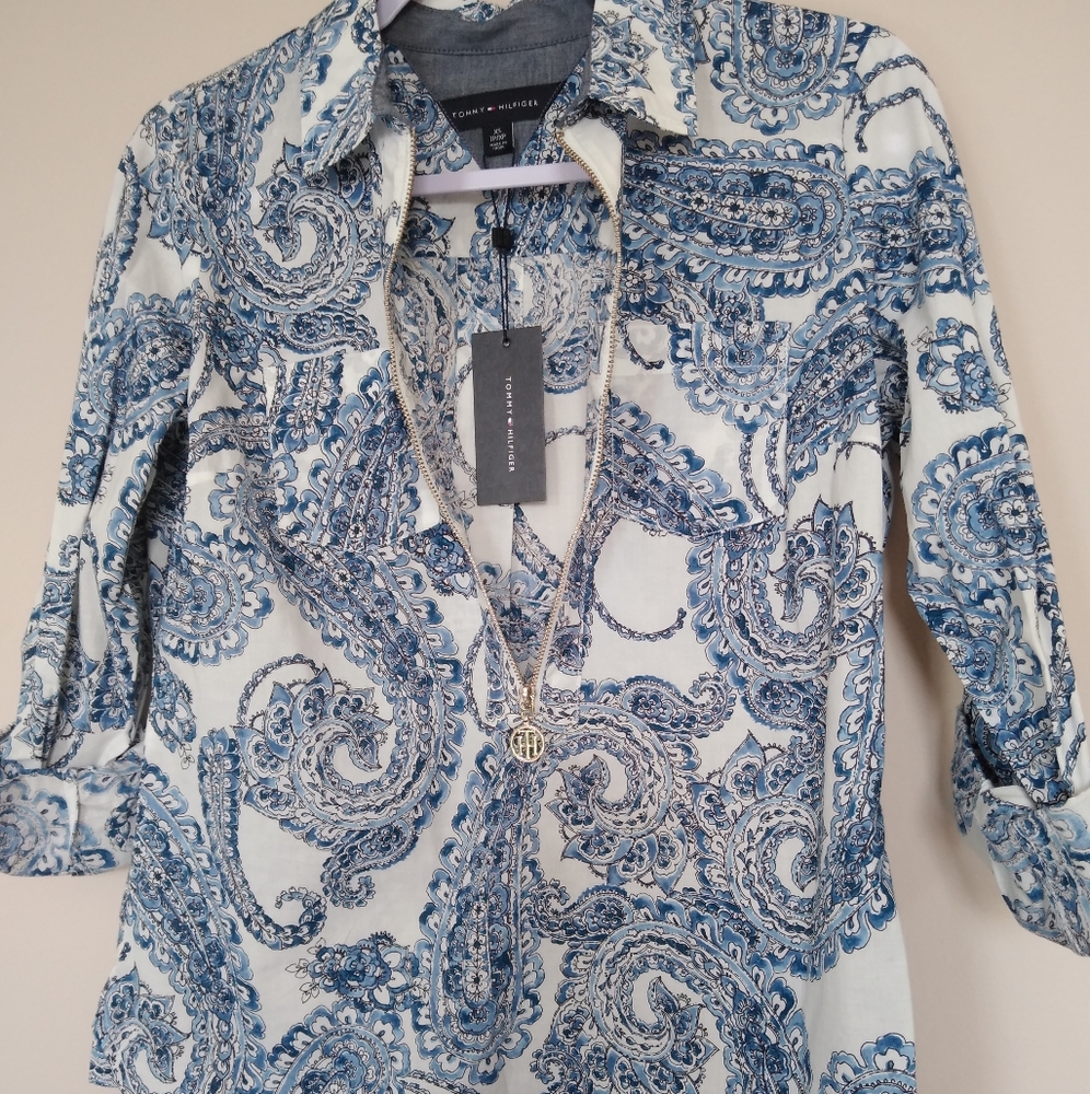 Tommy Hilfiger Women's zipper shirt